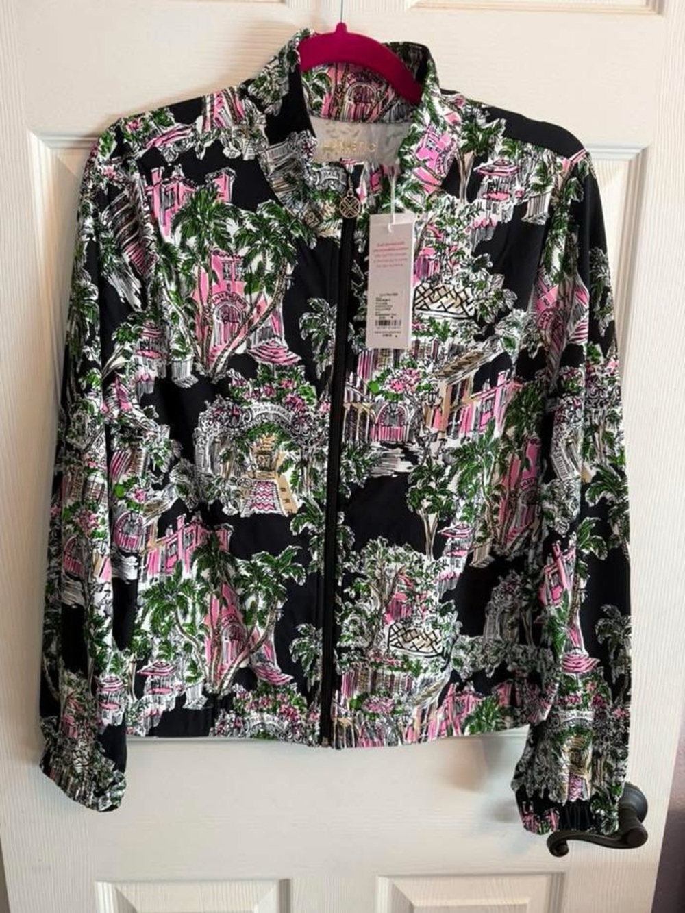 Lilly Pulitzer NWT Luxletic Aegean Jacket size Med